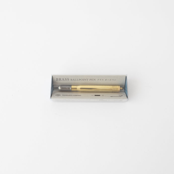 Traveler's Company Brass Ballpoint Pen & Pencil - tortoise general store