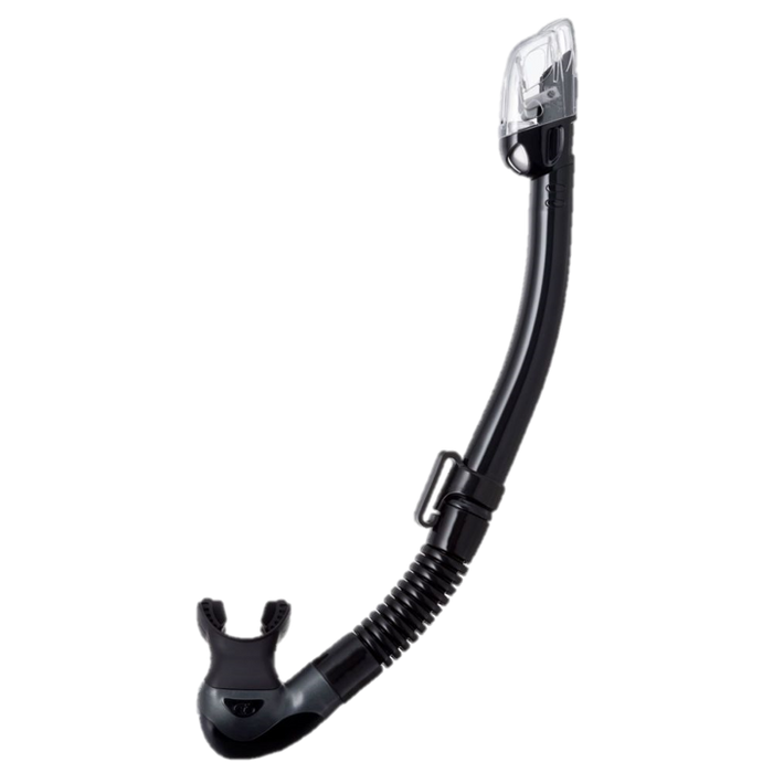 Tusa Hyperdry Elite II Dry Top Snorkel - Black & Black