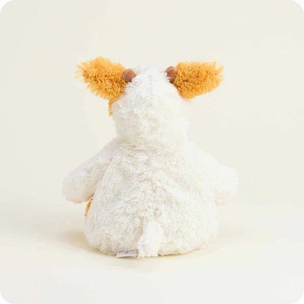 Warmies 13 Inch Pumpkin Spice Cow Microwavable Plush Toy