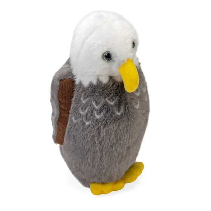 Wild Republic 5 Inch Audubon Birds Bald Eagle Plush with Authentic Bird Call