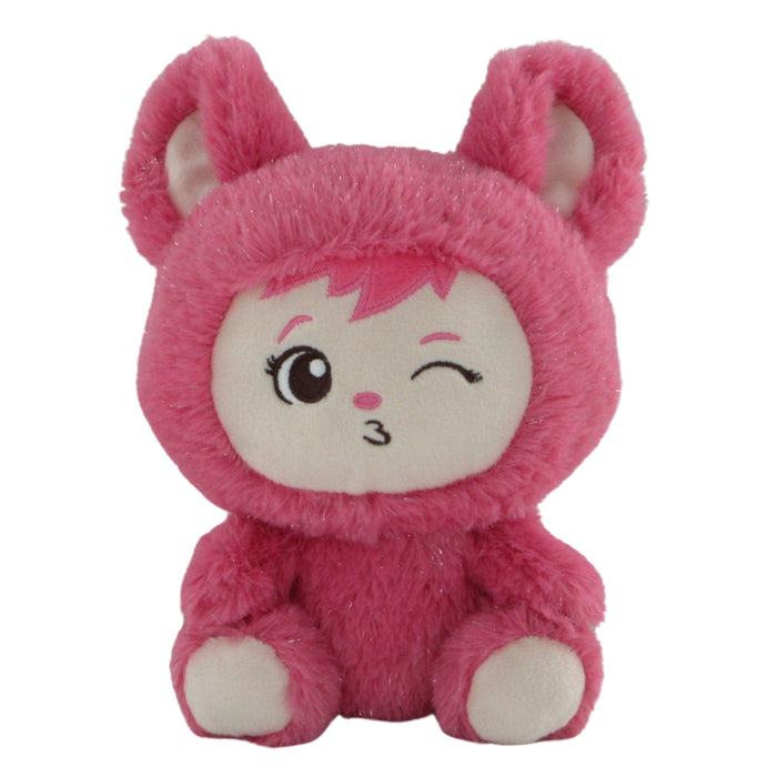 Yoonique Toys LaBabies 8 Inch Sparkle Pink Plush Toy