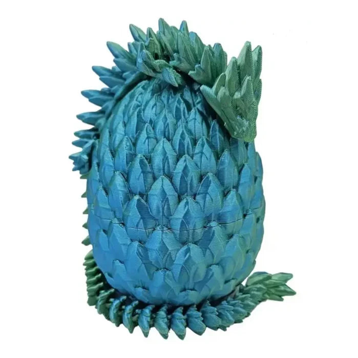 Zorbitz 7 Inch Twiddle Dragon Egg - 3D Printed Fidget Sensory Toy